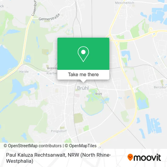 Карта Paul Kaluza Rechtsanwalt