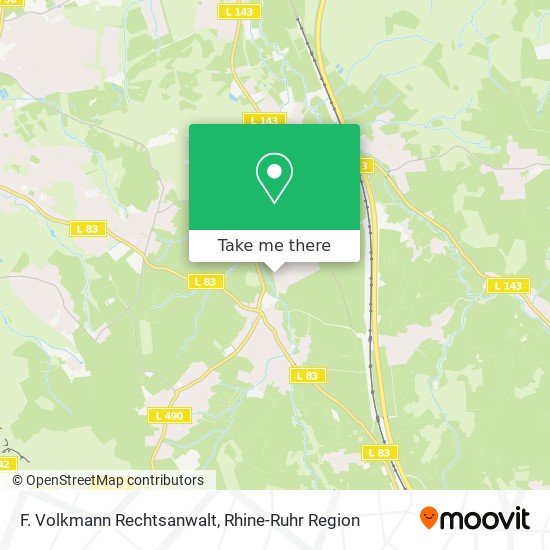 F. Volkmann Rechtsanwalt map