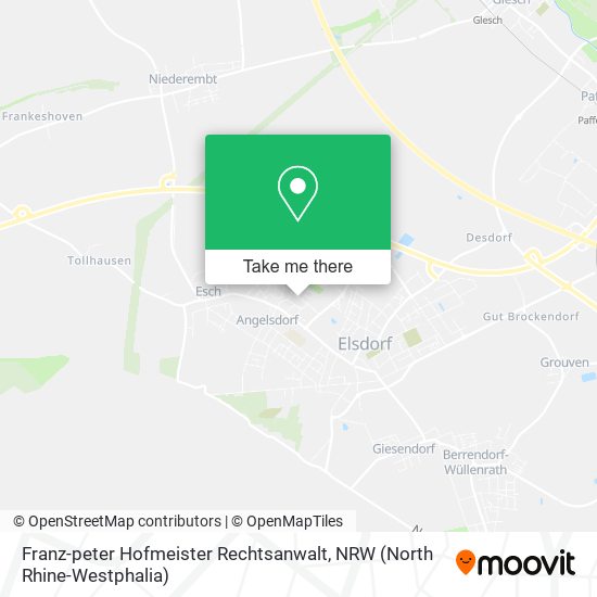 Franz-peter Hofmeister Rechtsanwalt map
