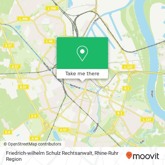 Карта Friedrich-wilhelm Schulz Rechtsanwalt