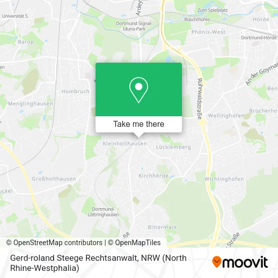 Карта Gerd-roland Steege Rechtsanwalt