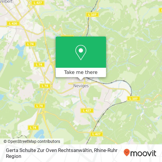 Gerta Schulte Zur Oven Rechtsanwältin map