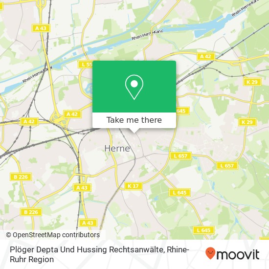 Plöger Depta Und Hussing Rechtsanwälte map