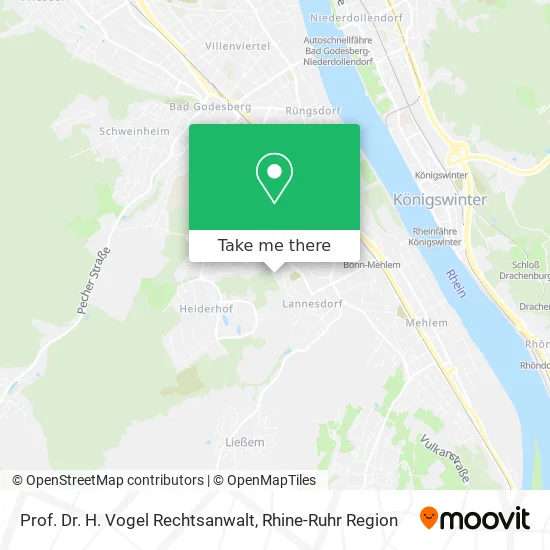 Prof. Dr. H. Vogel Rechtsanwalt map