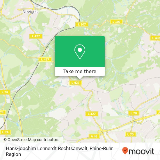 Hans-joachim Lehnerdt Rechtsanwalt map