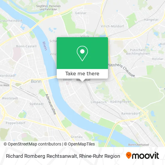 Карта Richard Romberg Rechtsanwalt