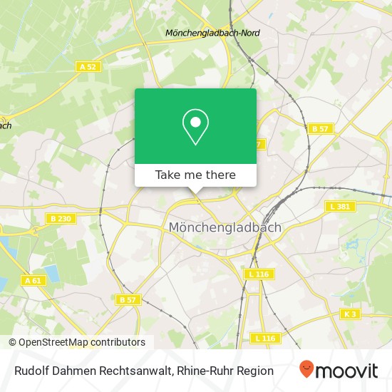 Rudolf Dahmen Rechtsanwalt map