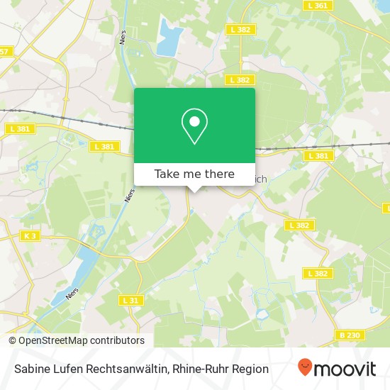 Sabine Lufen Rechtsanwältin map