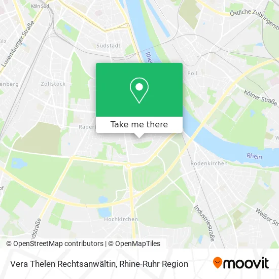 Карта Vera Thelen Rechtsanwältin