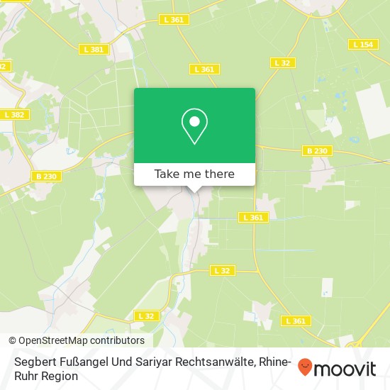 Segbert Fußangel Und Sariyar Rechtsanwälte map