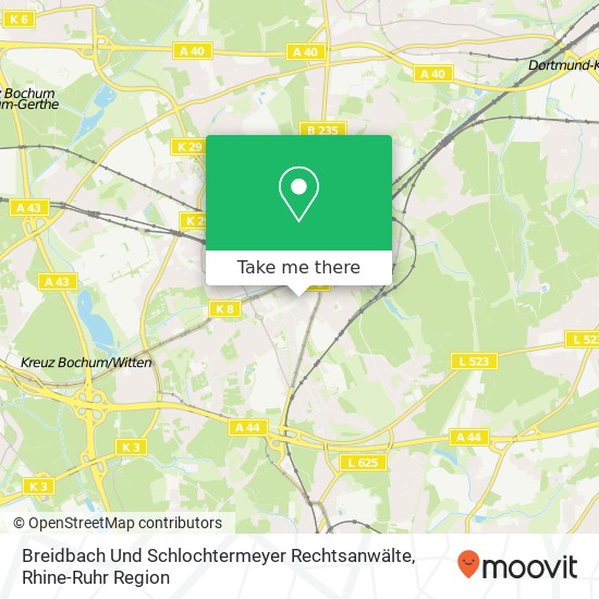 Карта Breidbach Und Schlochtermeyer Rechtsanwälte