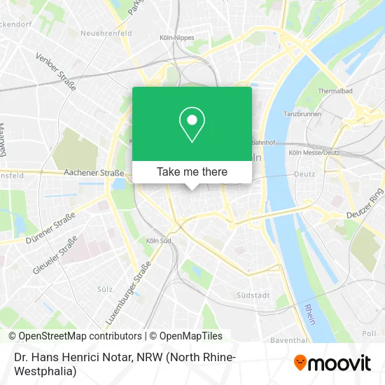 Карта Dr. Hans Henrici Notar