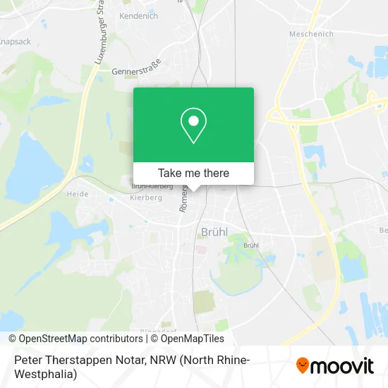 Карта Peter Therstappen Notar