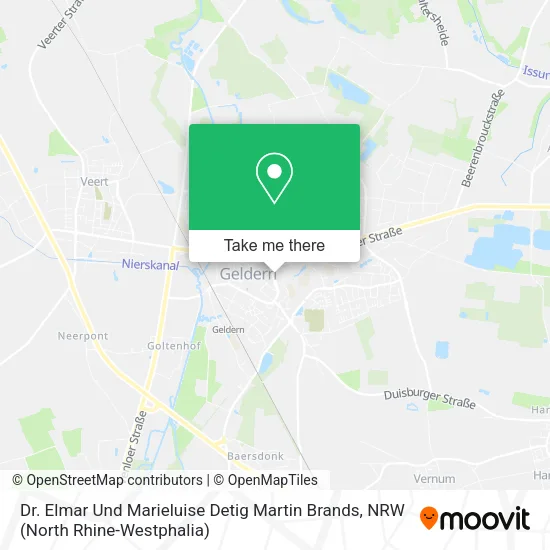 Карта Dr. Elmar Und Marieluise Detig Martin Brands