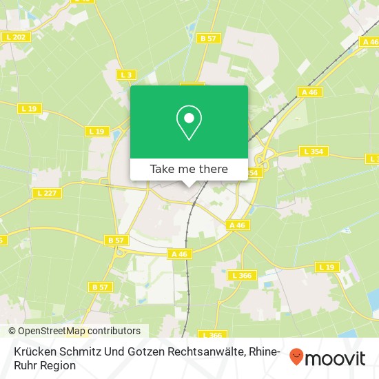 Krücken Schmitz Und Gotzen Rechtsanwälte map