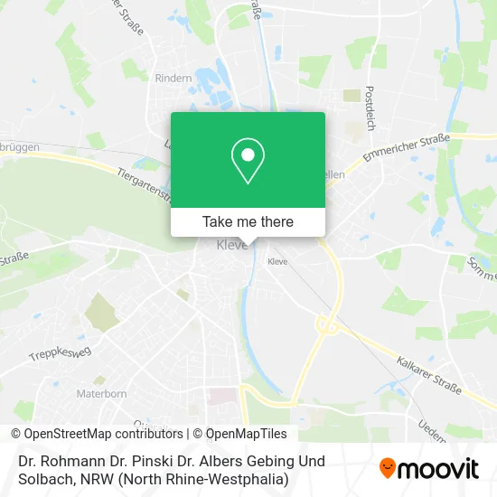 Карта Dr. Rohmann Dr. Pinski Dr. Albers Gebing Und Solbach