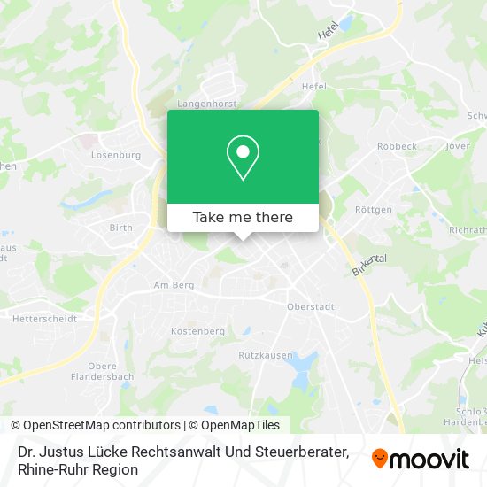 Dr. Justus Lücke Rechtsanwalt Und Steuerberater map