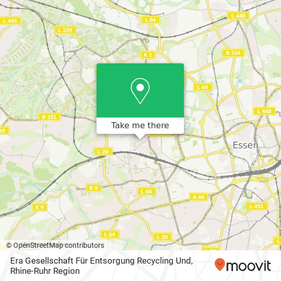 Era Gesellschaft Für Entsorgung Recycling Und map