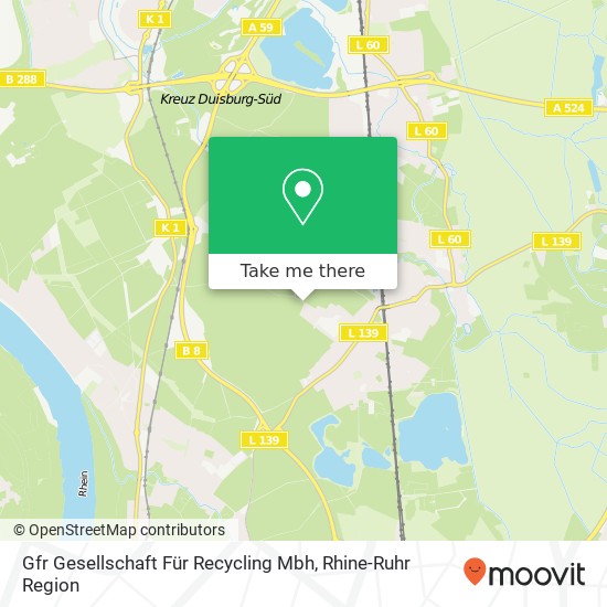 Карта Gfr Gesellschaft Für Recycling Mbh