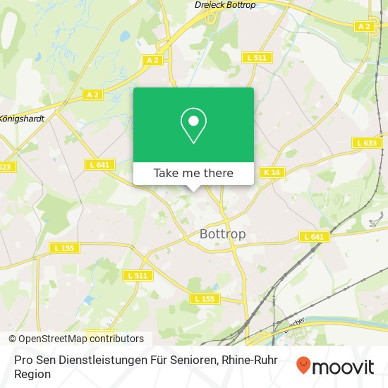 Pro Sen Dienstleistungen Für Senioren map