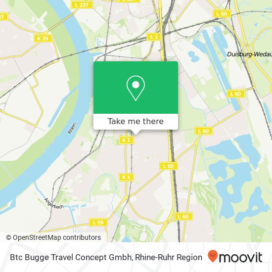 Btc Bugge Travel Concept Gmbh map