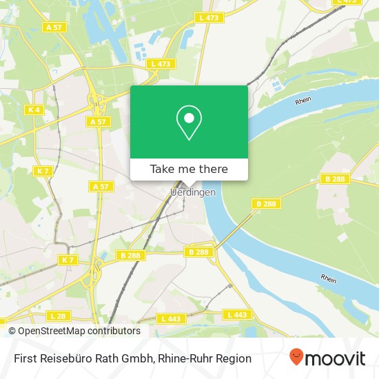 First Reisebüro Rath Gmbh map