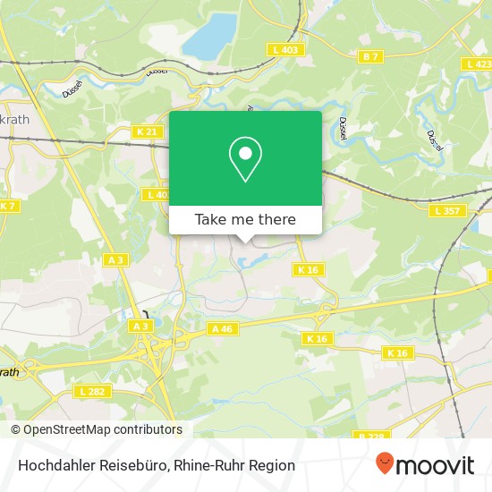 Hochdahler Reisebüro map