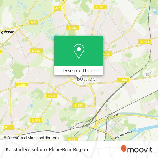 Karstadt-reisebüro map