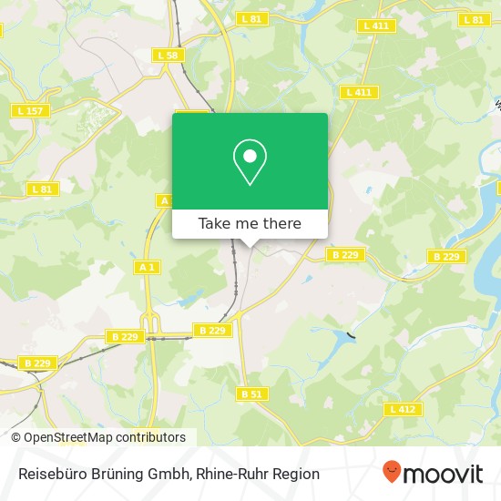 Reisebüro Brüning Gmbh map
