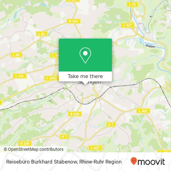 Reisebüro Burkhard Stabenow map