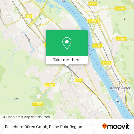 Reisebüro Düren Gmbh map