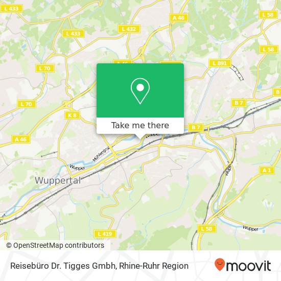 Reisebüro Dr. Tigges Gmbh map