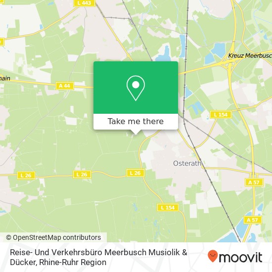 Reise- Und Verkehrsbüro Meerbusch Musiolik & Dücker map