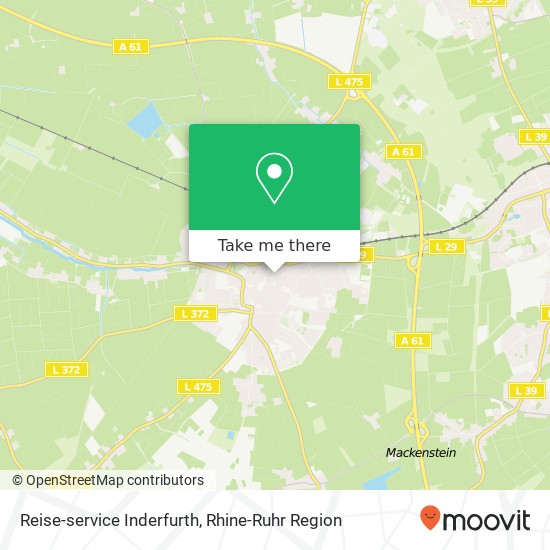 Reise-service Inderfurth map