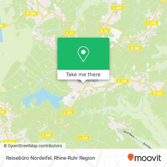 Reisebüro Nordeifel map