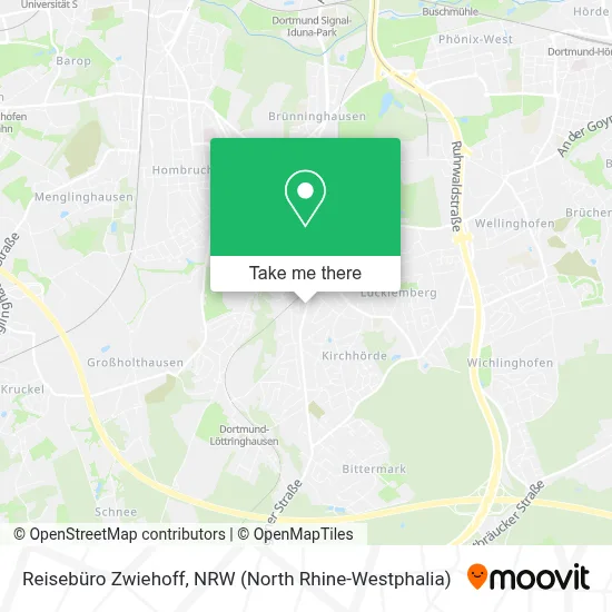 Reisebüro Zwiehoff map