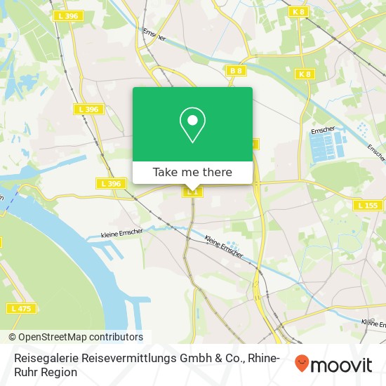 Reisegalerie Reisevermittlungs Gmbh & Co. map