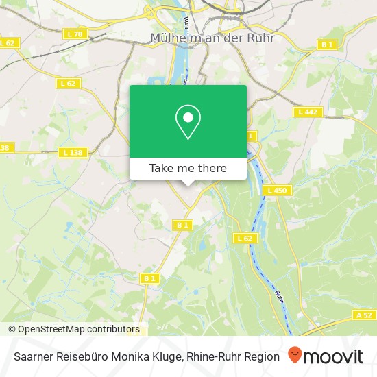 Saarner Reisebüro Monika Kluge map