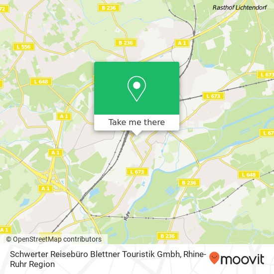 Schwerter Reisebüro Blettner Touristik Gmbh map