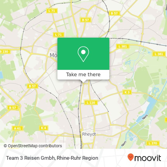 Team 3 Reisen Gmbh map