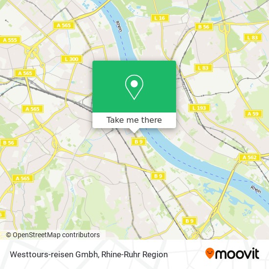 Westtours-reisen Gmbh map