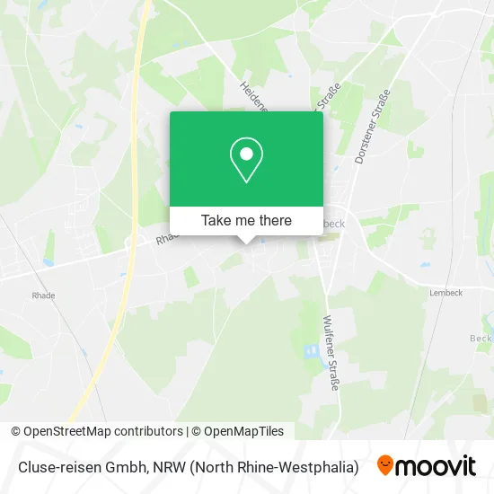 Карта Cluse-reisen Gmbh