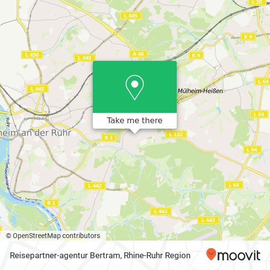 Reisepartner-agentur Bertram map