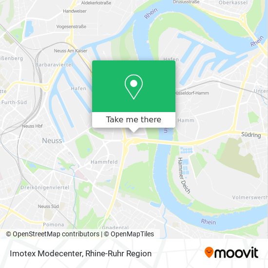 Imotex Modecenter map