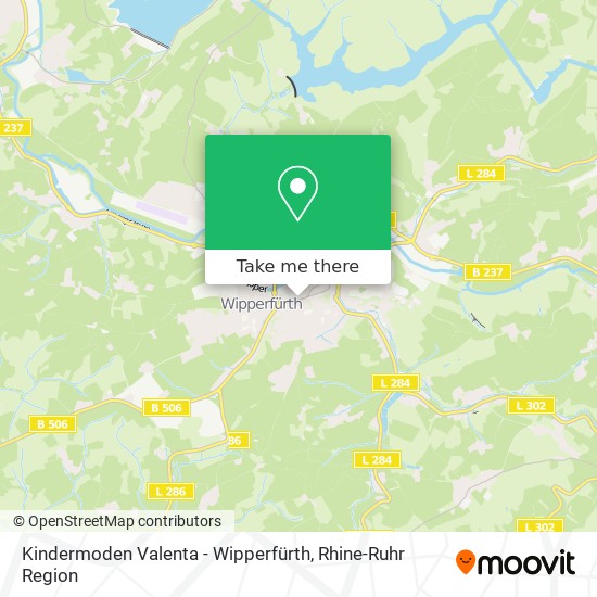 Карта Kindermoden Valenta - Wipperfürth