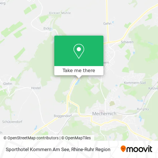 Карта Sporthotel Kommern Am See