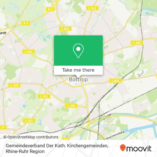 Gemeindeverband Der Kath. Kirchengemeinden map