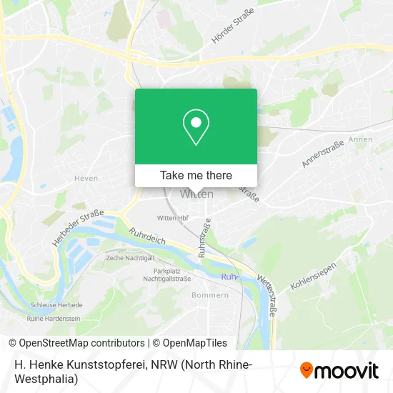 Карта H. Henke Kunststopferei