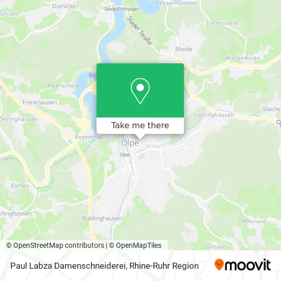 Карта Paul Labza Damenschneiderei