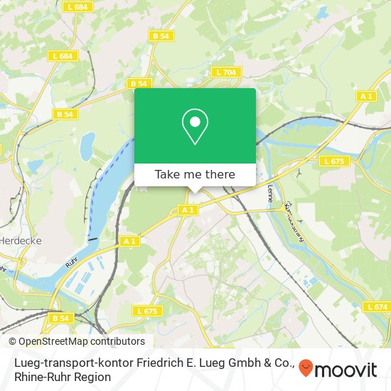 Lueg-transport-kontor Friedrich E. Lueg Gmbh & Co. map